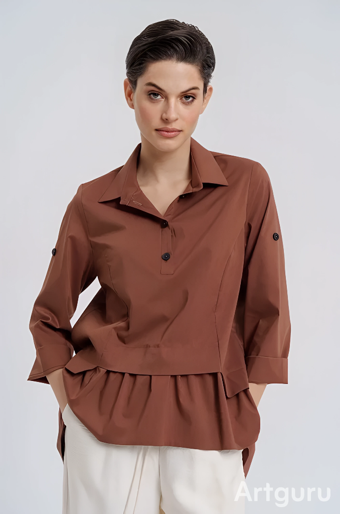 Фото Женская одежда, -Рубашки и Блузки Блуза женская LEOL' style 1105 44 размер 