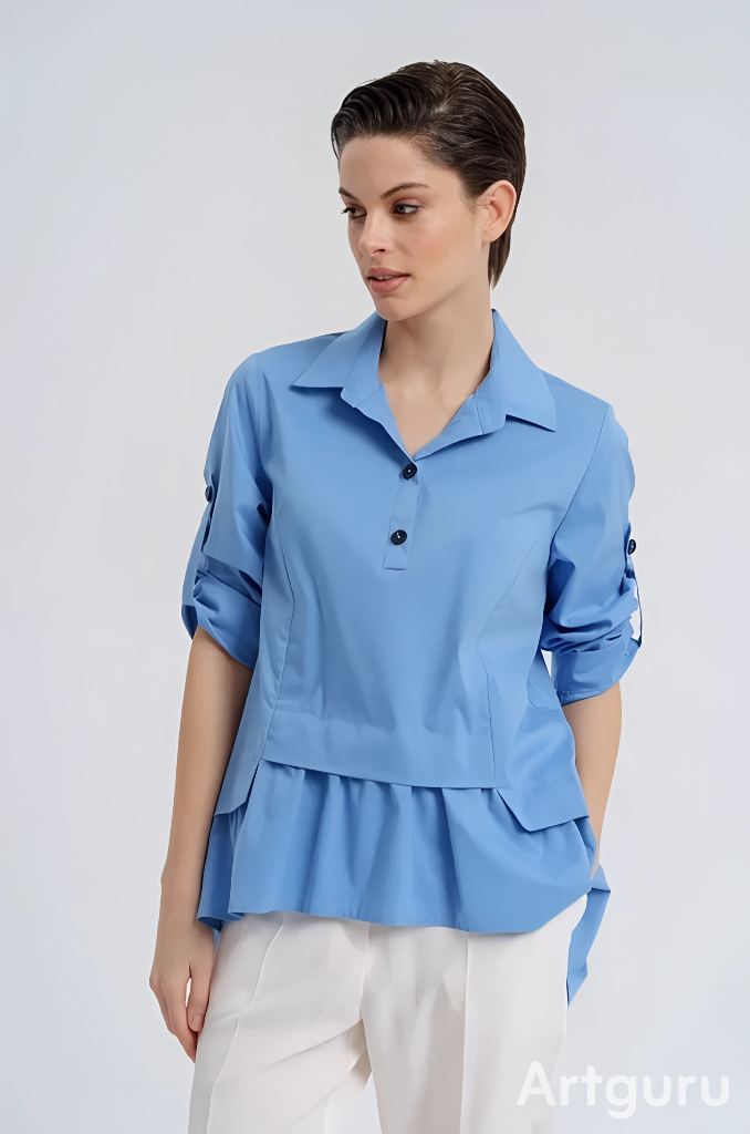 Фото Женская одежда, -Рубашки и Блузки Блуза женская LEOL' style 1105 46 размер  