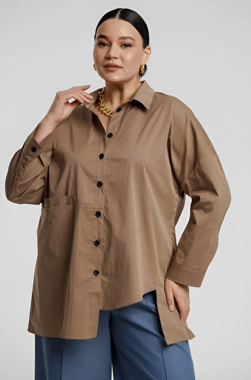 Фото Женская одежда, -Рубашки и Блузки Блуза женская LEOL' style 1110 52 размер