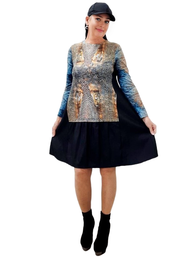 Фото Женская одежда, -Платья и сарафаны Трикотажное платье премиум качества MAX EXPROMT 46 размер         