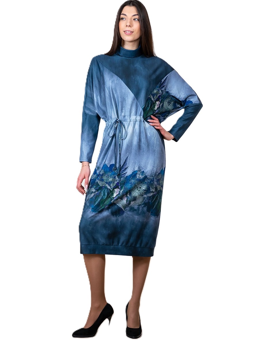 Фото Женская одежда, -Платья и сарафаны Трикотажное платье премиум качества MAX EXPROMT 46 размер