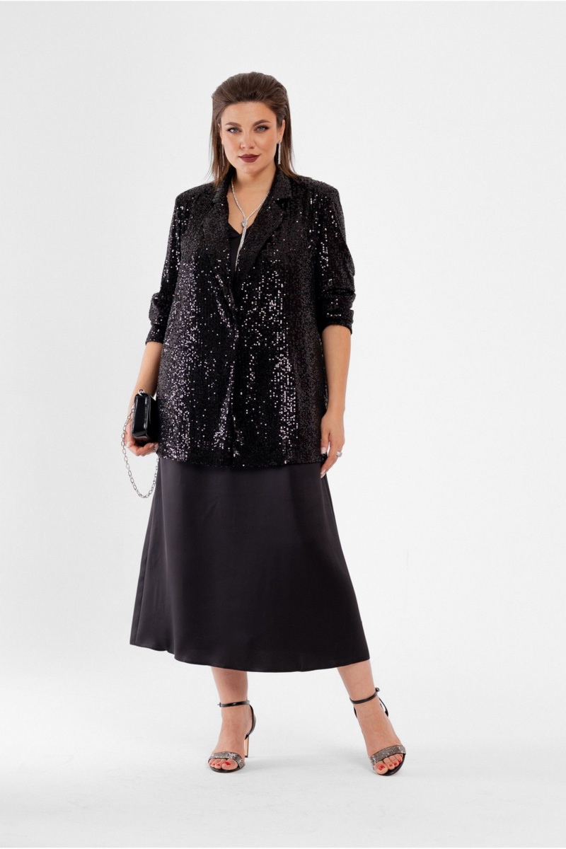 Фото Женская одежда, -Деловые костюмы, -Платья и сарафаны, -Нарядная одежда Комплект женский DEESSES 2362.1 