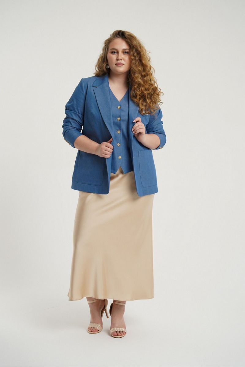 Фото Женская одежда, -Деловые костюмы, -Нарядная одежда Комплект женский DEESSES 3154 54 размер