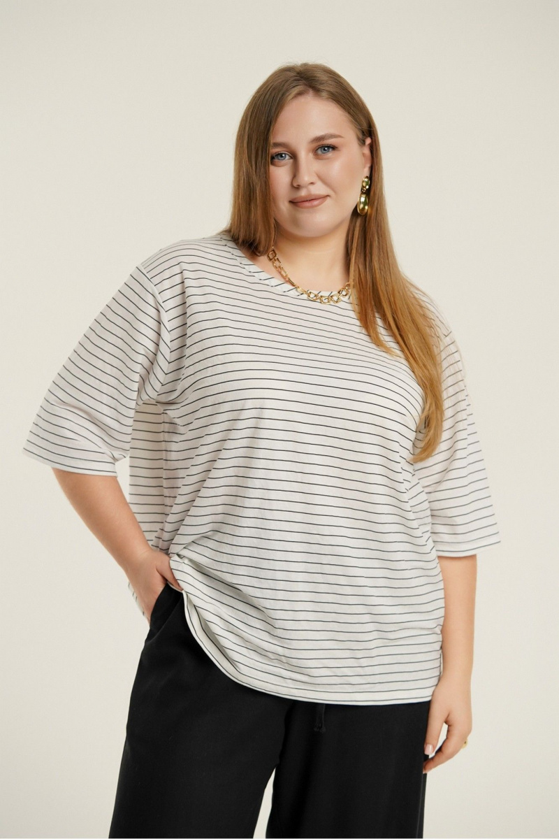 Фото Женская одежда, -Рубашки и Блузки, -Футболки, Туники, -Свитера, Джемперы, Пуловеры Джемпер Deesses 6416.1 56 размер