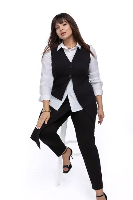 Фото Женская одежда, -Нарядная одежда, -Рубашки и Блузки Жилет ASV 3002