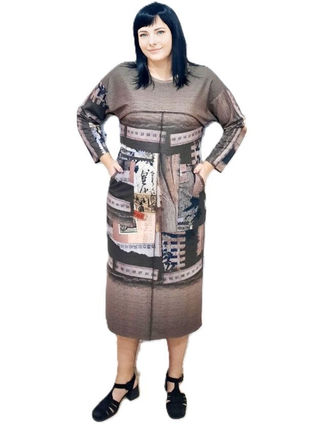 Фото Женская одежда, -Платья и сарафаны Трикотажное платье премиум качества MAX EXPROMT 46 размер                   