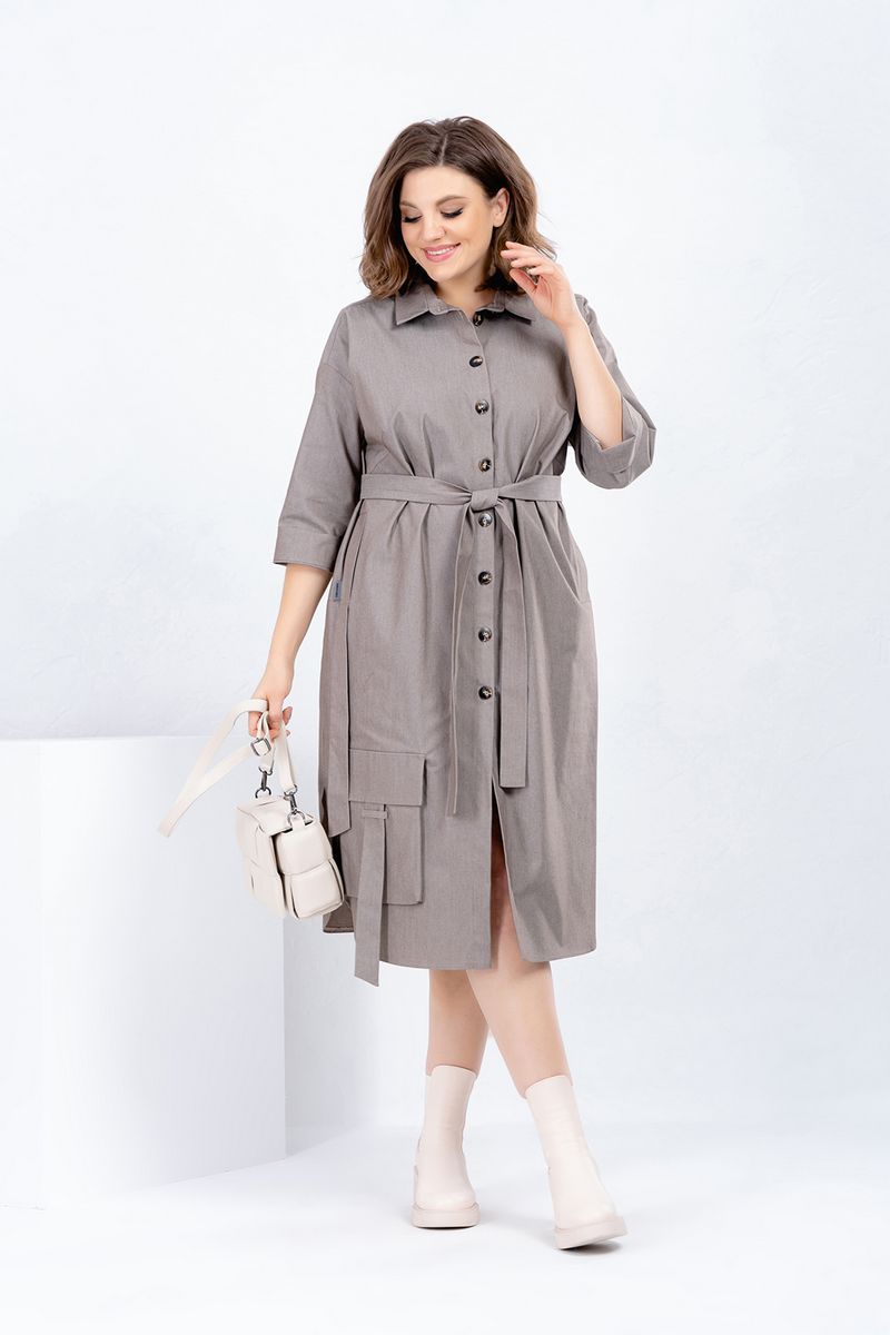 Фото -Платья и сарафаны Платье-тренч DEESSES 1101 54 размер