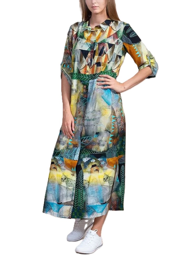 Фото Женская одежда, -Платья и сарафаны Платье штапельное MAXEXPROMT 46 размер