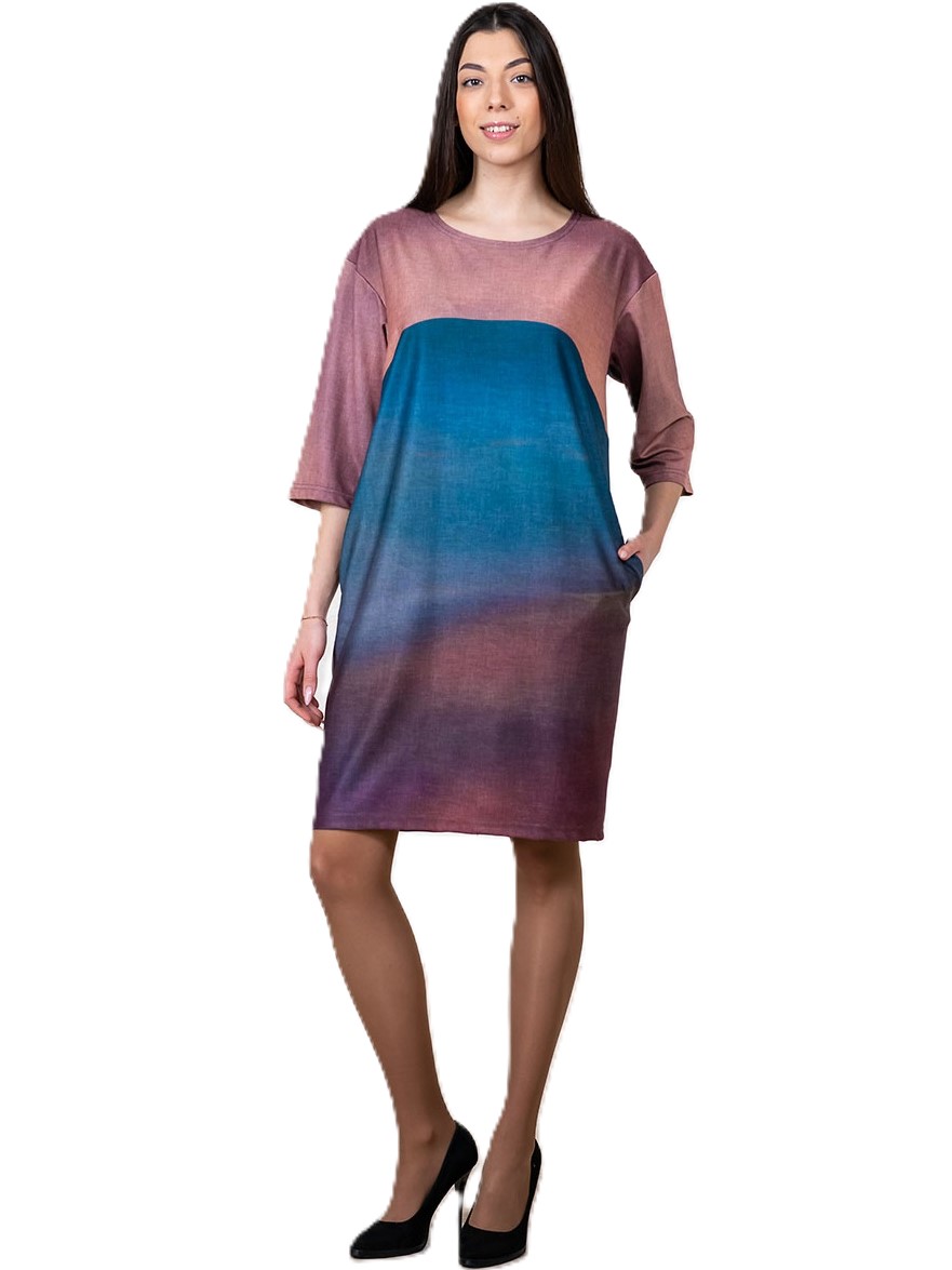 Фото Женская одежда, -Платья и сарафаны Трикотажное платье премиум качества MAX EXPROMT 46 размер