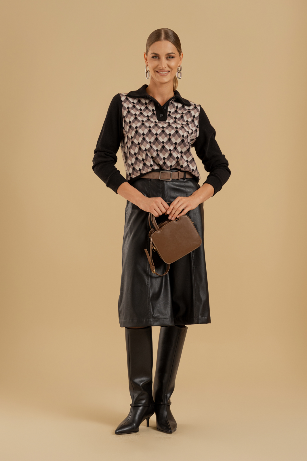 Фото Женская одежда, -Свитера, Джемперы, Пуловеры Джемпер DEESSES 6480 54 размер