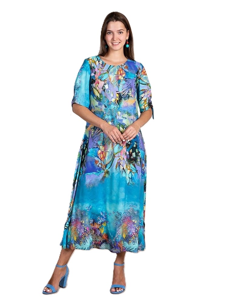 Фото Женская одежда, -Платья и сарафаны Платье штапельное MAXEXPROMT 42 размер