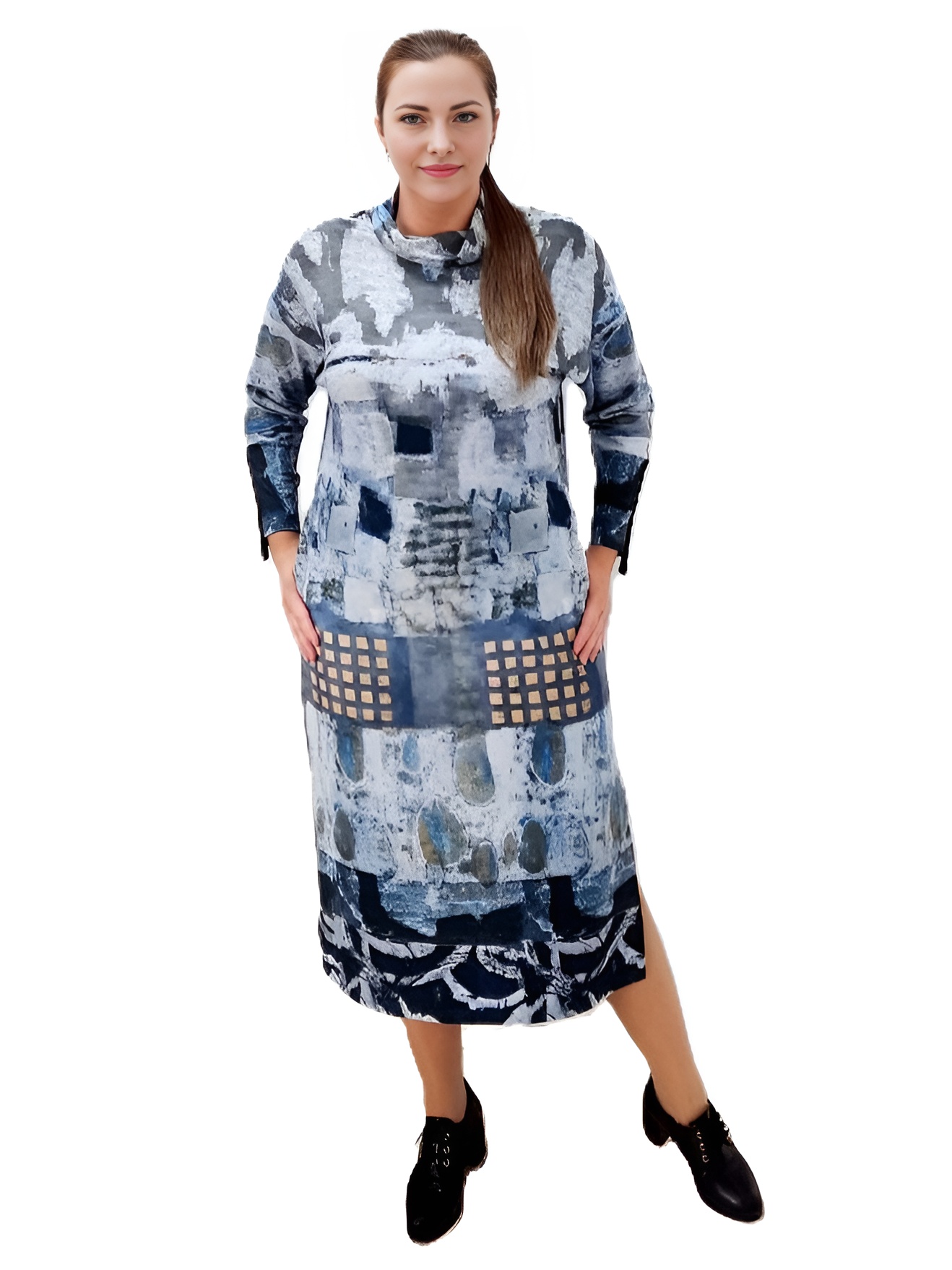 Фото Женская одежда, -Платья и сарафаны Трикотажное платье премиум качества MAX EXPROMT 52 размер                                    