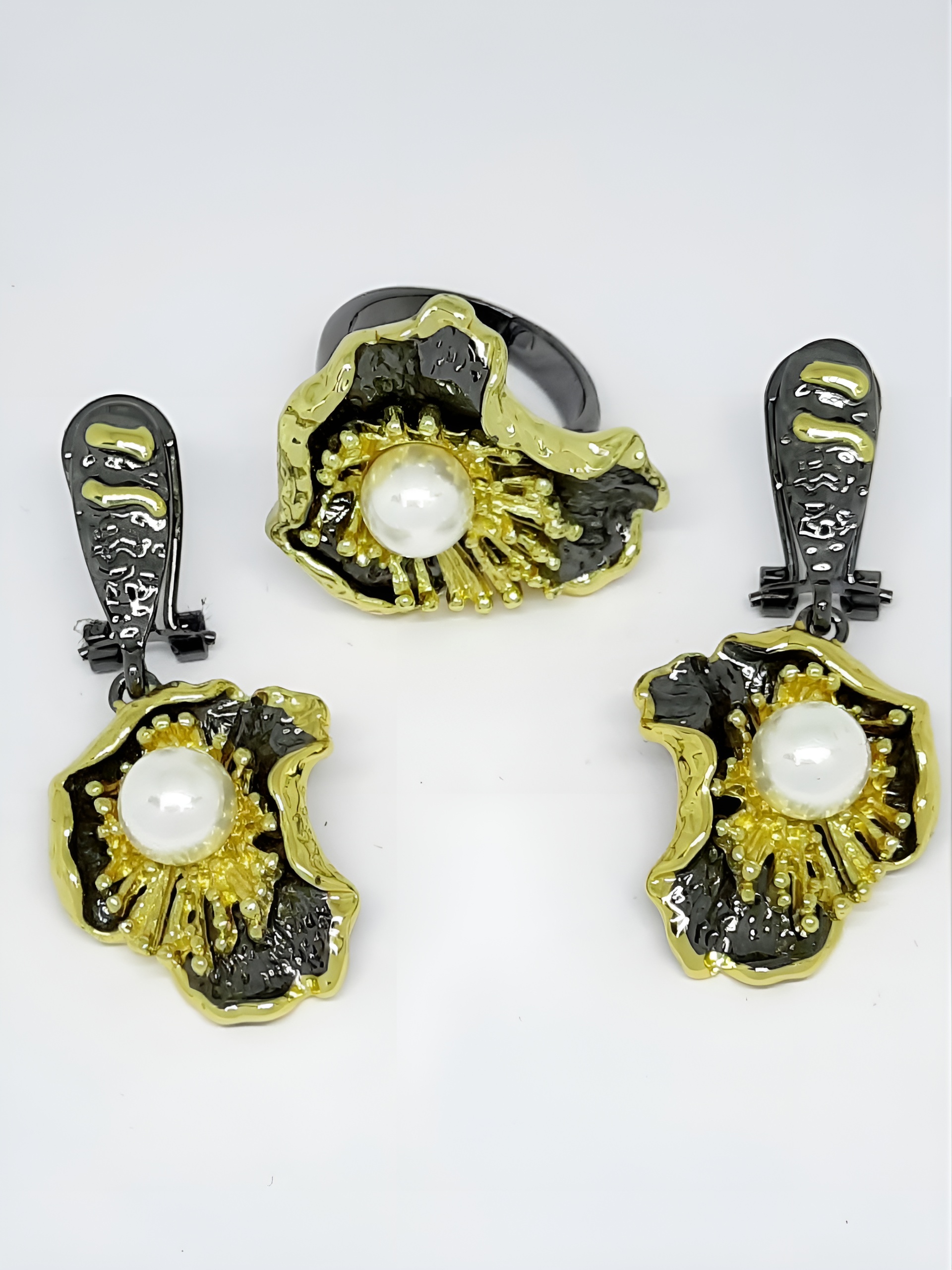 Фото -Fason-бижутерия, --Серьги, --Кольца Набор Fashion-бижутерии ABELLA BRAND