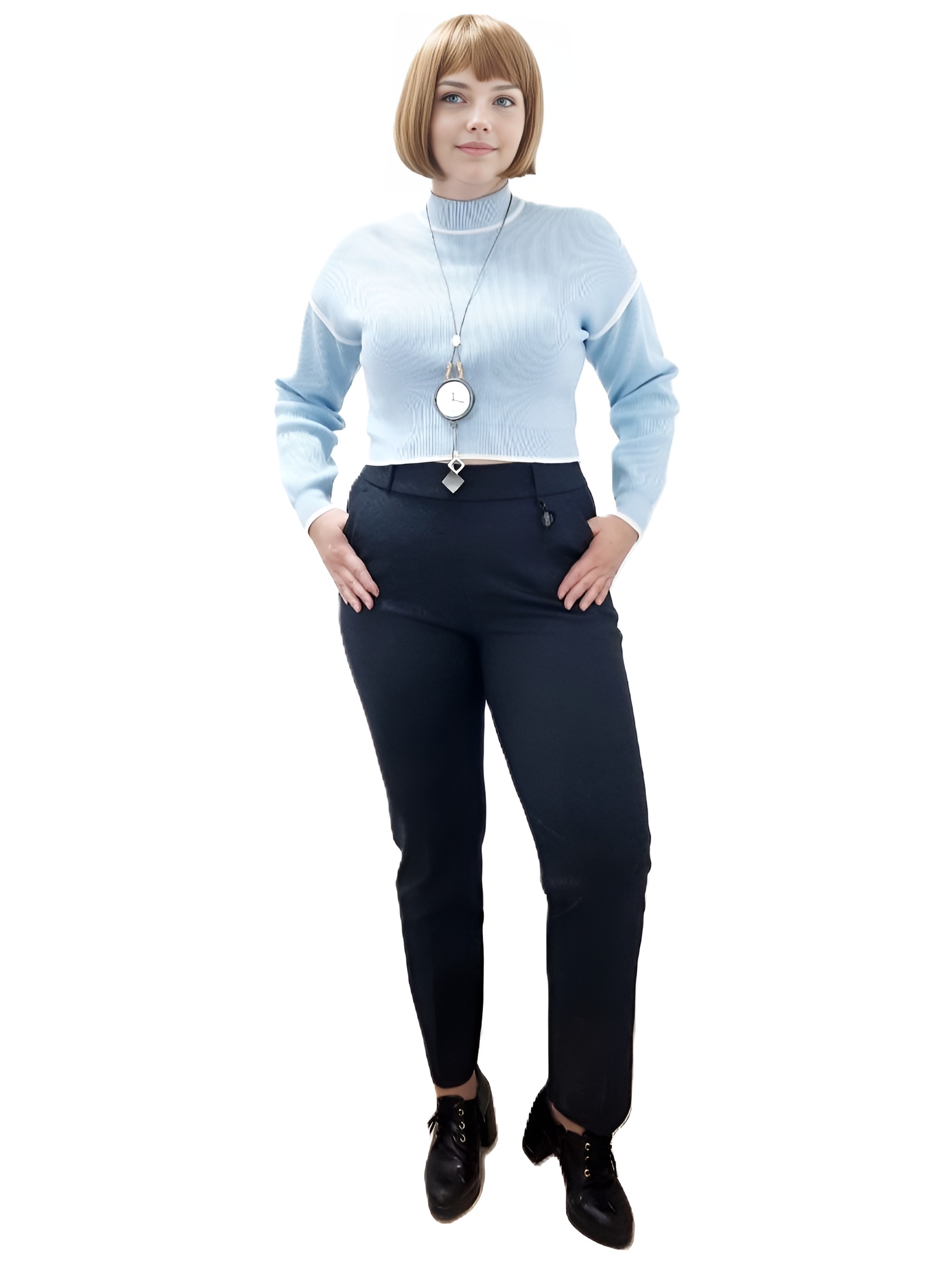 Фото -Брюки и джинсы Утепленные брюки на зиму от BAWANGYING