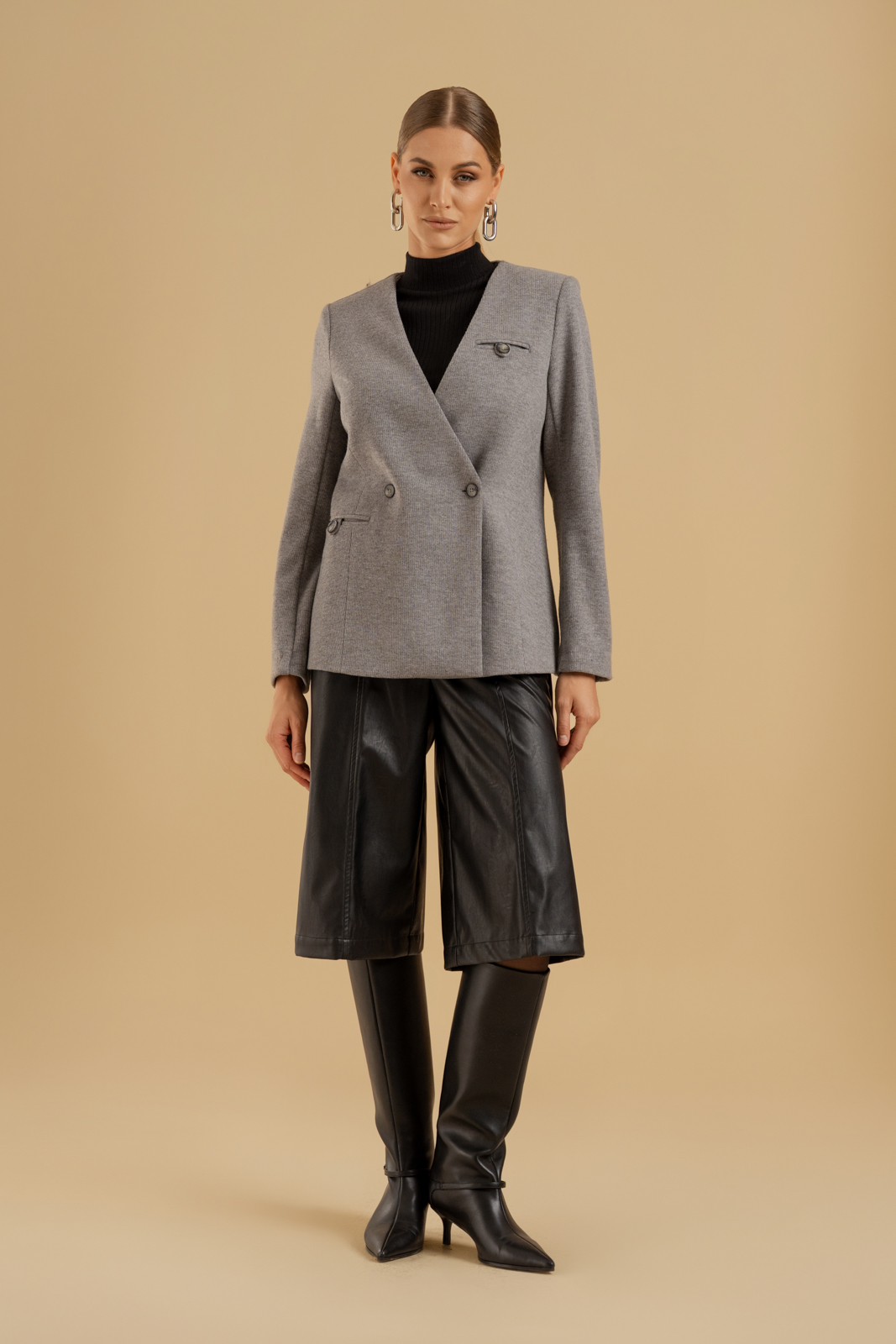 Фото Женская одежда, -Рубашки и Блузки Жакет женский DEESSES 7222 56 размер