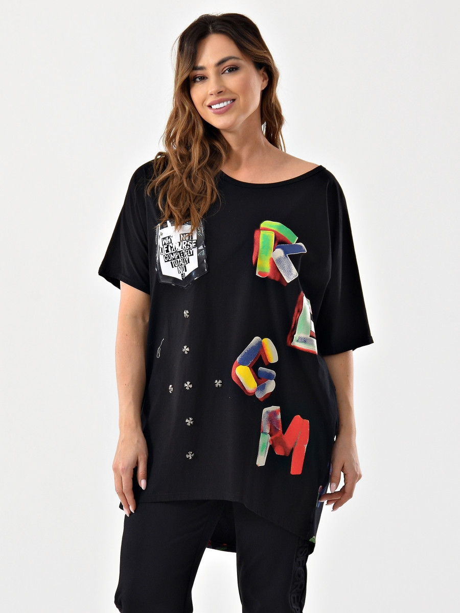 Фото -Футболки, Туники Удлиненная  футболка 