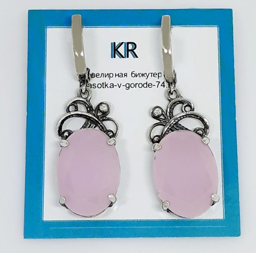 Фото ---Серебро Серьги Vivian