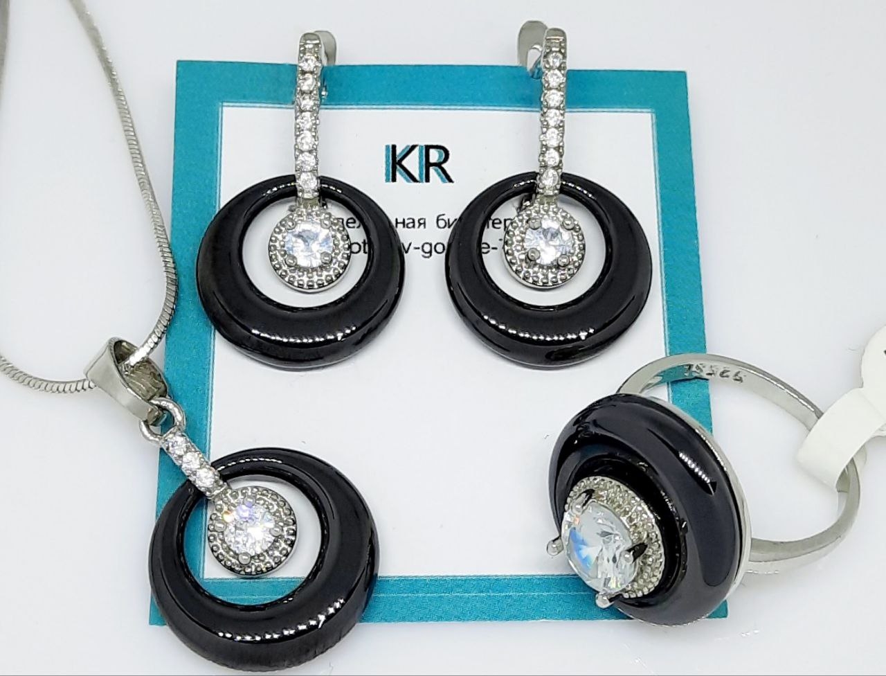 Фото -Ювелирная бижутерия Комплект Selena