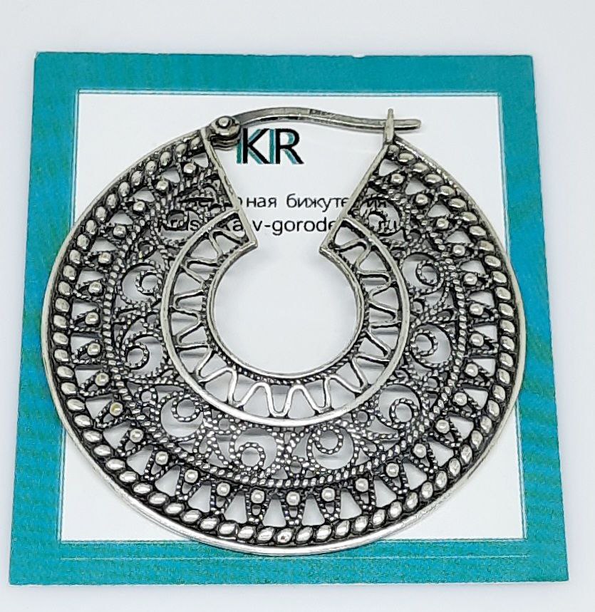 Фото ---Серебро Серьги Rotto