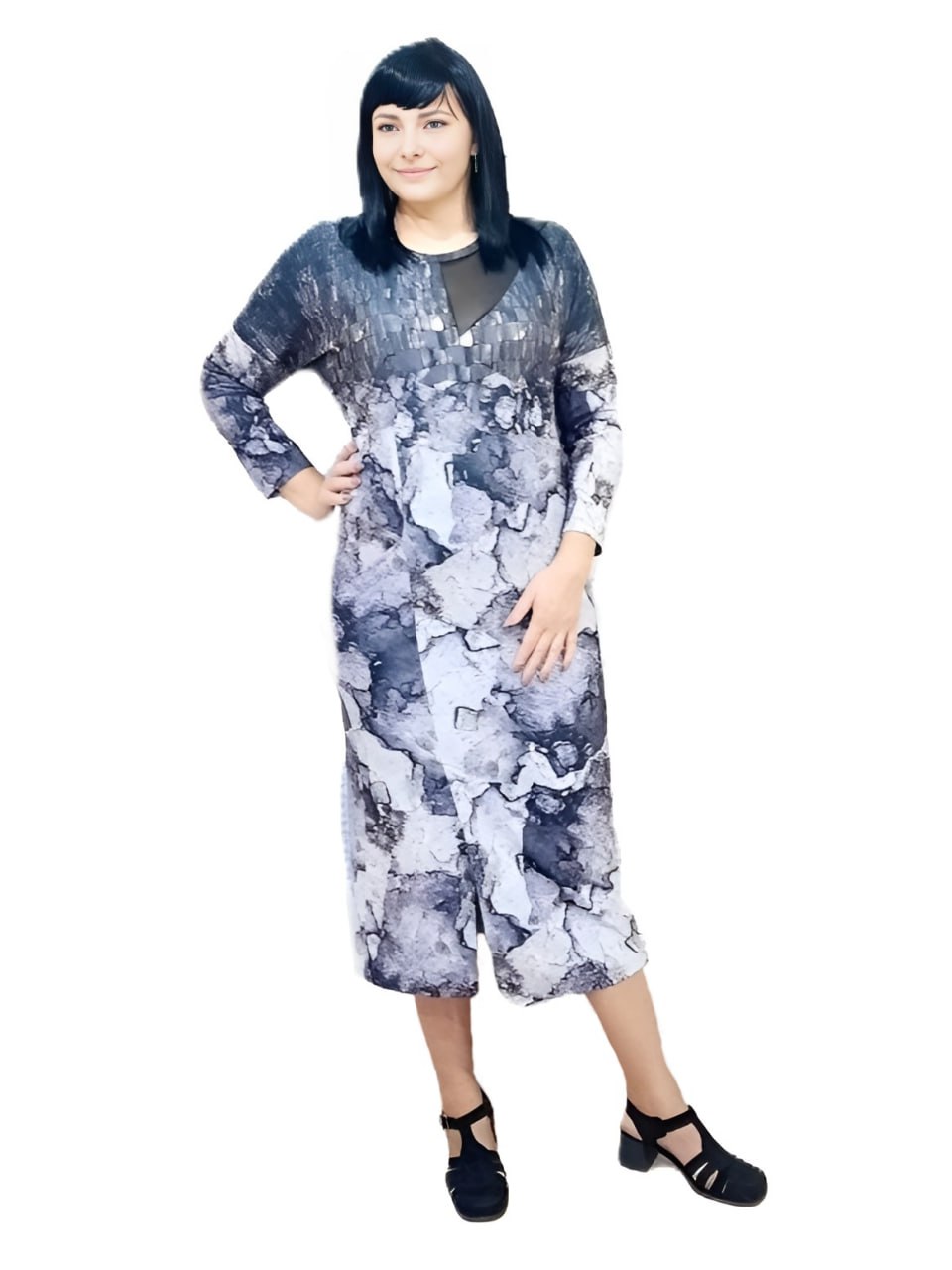 Фото Женская одежда, -Платья и сарафаны Трикотажное платье премиум качества MAX EXPROMT 46 размер                       