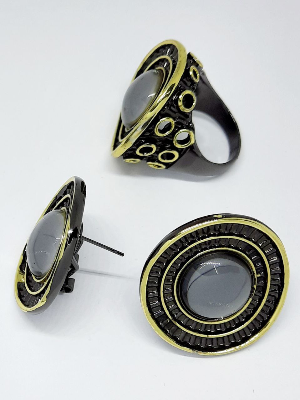 Фото Бижутерия, -Fason-бижутерия, --Серьги, --Кольца Набор Fashion-бижутерии ABELLA BRAND