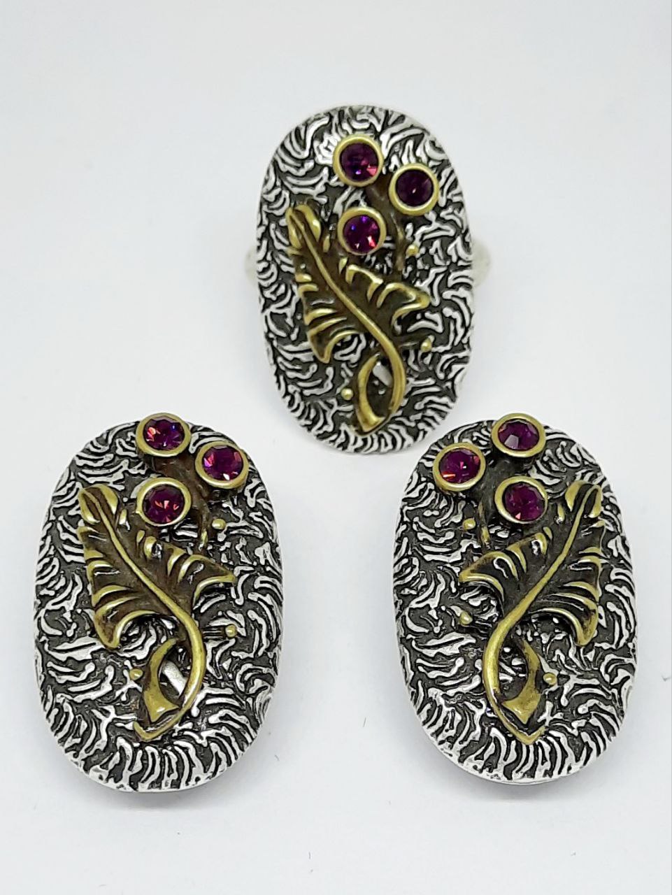 Фото Бижутерия, -Fason-бижутерия, --Серьги, --Кольца Набор Fashion-бижутерии ABELLA BRAND