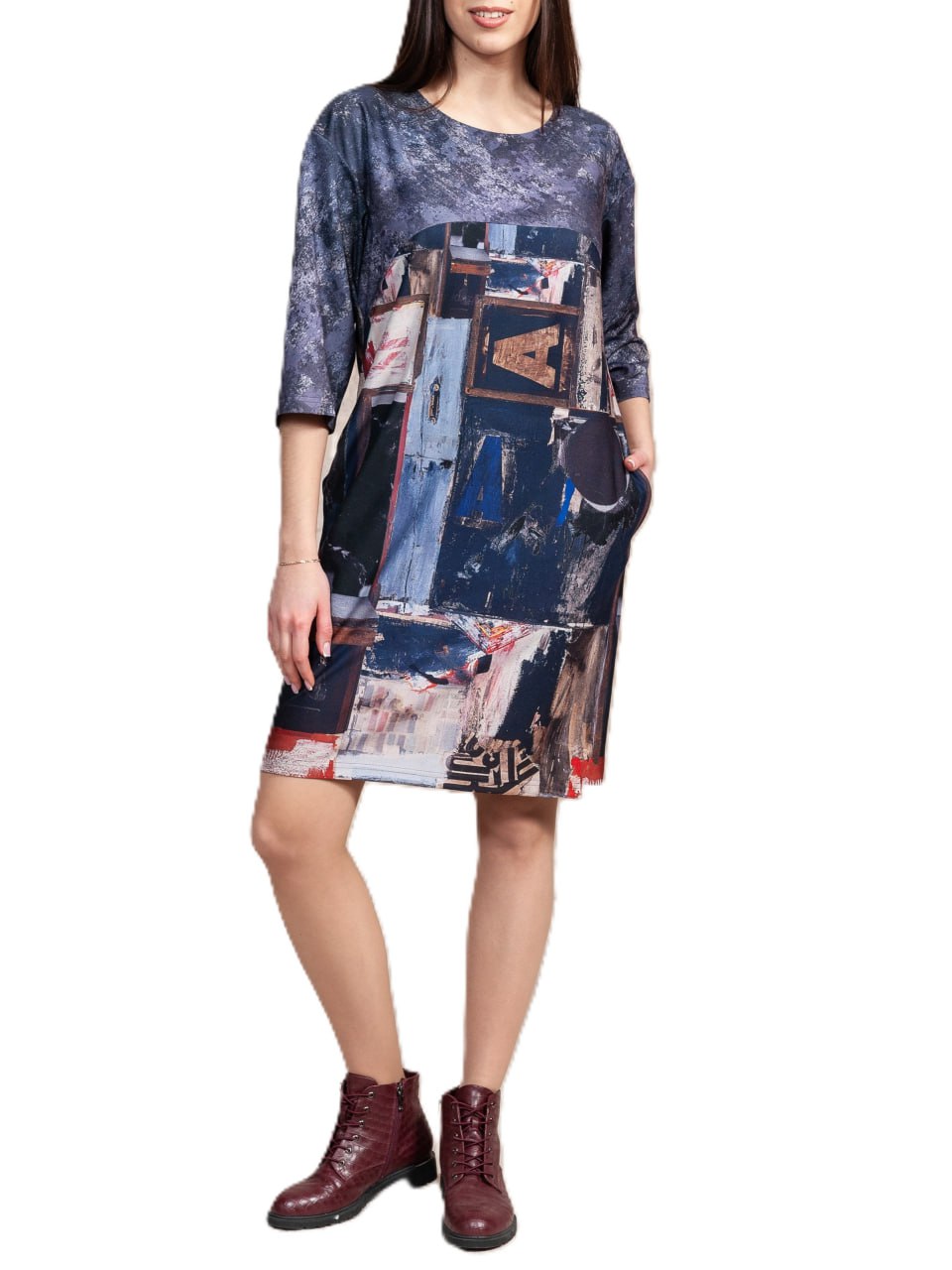 Фото Женская одежда, -Платья и сарафаны Трикотажное платье премиум качества MAX EXPROMT 46 размер 