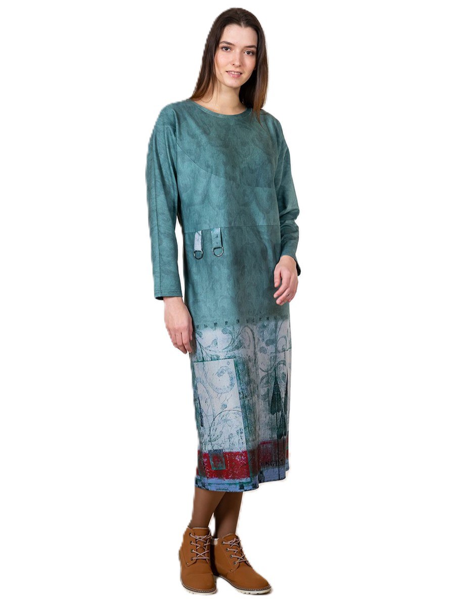 Фото Женская одежда, -Платья и сарафаны Трикотажное платье премиум качества MAX EXPROMT 46 размер                