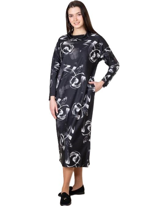 Фото Женская одежда, -Платья и сарафаны Трикотажное платье премиум качества MAX EXPROMT 46 размер           