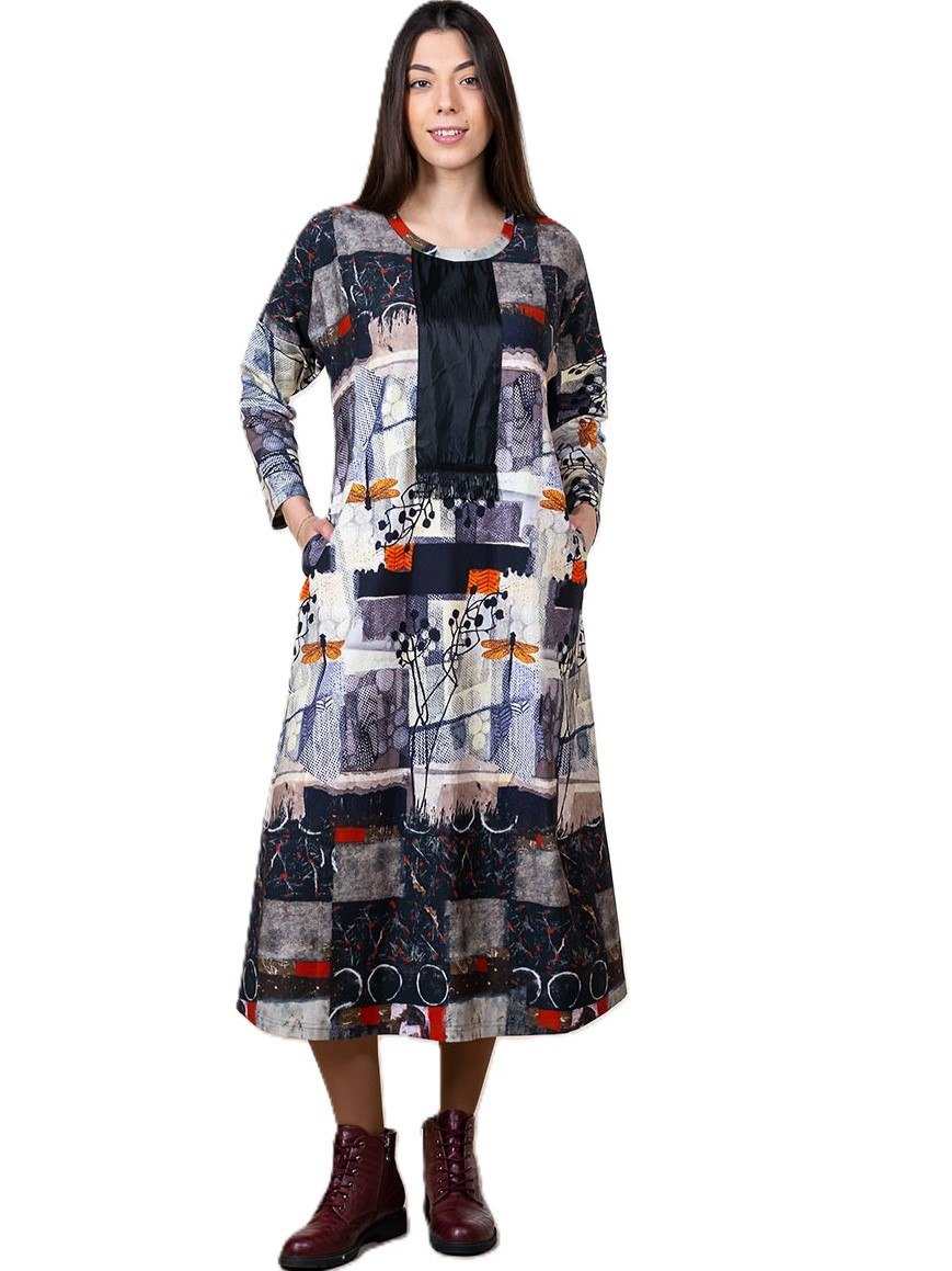 Фото Женская одежда, -Платья и сарафаны Трикотажное платье премиум качества MAX EXPROMT 46 размер             