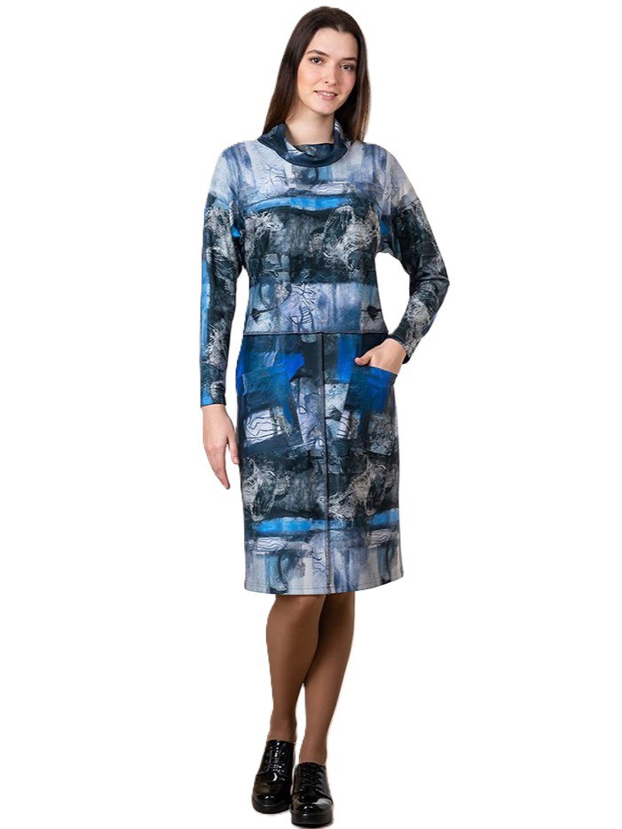 Фото Женская одежда, -Платья и сарафаны Трикотажное платье премиум качества MAX EXPROMT 52 размер                                