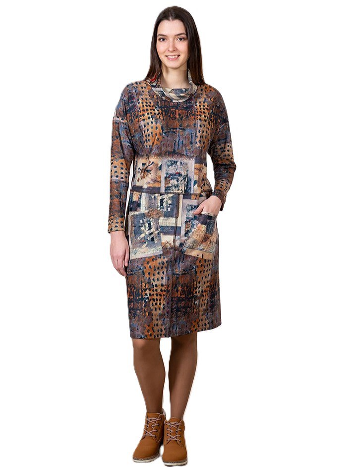 Фото Женская одежда, -Платья и сарафаны Трикотажное платье премиум качества MAX EXPROMT 54 размер                                        