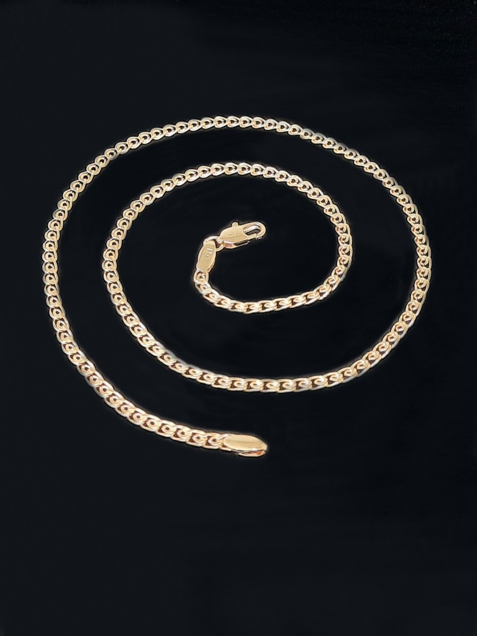 Фото -Ювелирная бижутерия, --Цепи Изящная цепочка с позолотой       