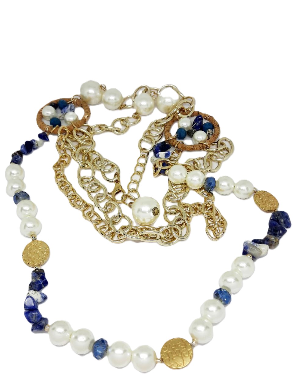 Фото -Подвески, бусы, цепи Бусы из искусственного жемчуга в стиле бохо