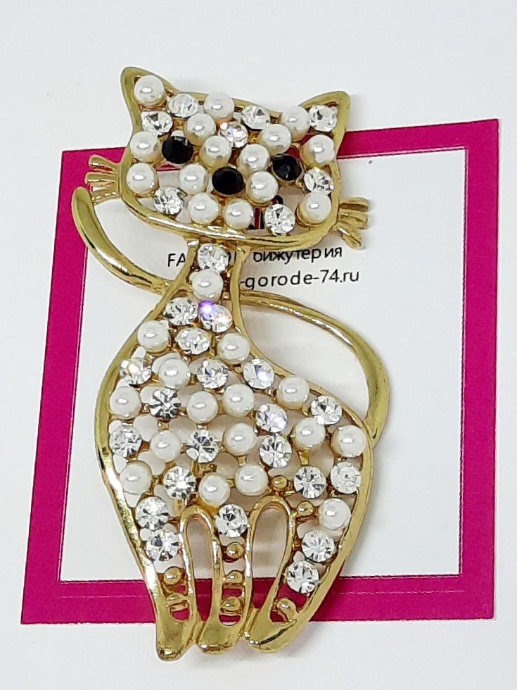 Фото -Броши Брошь Кэтти Голд