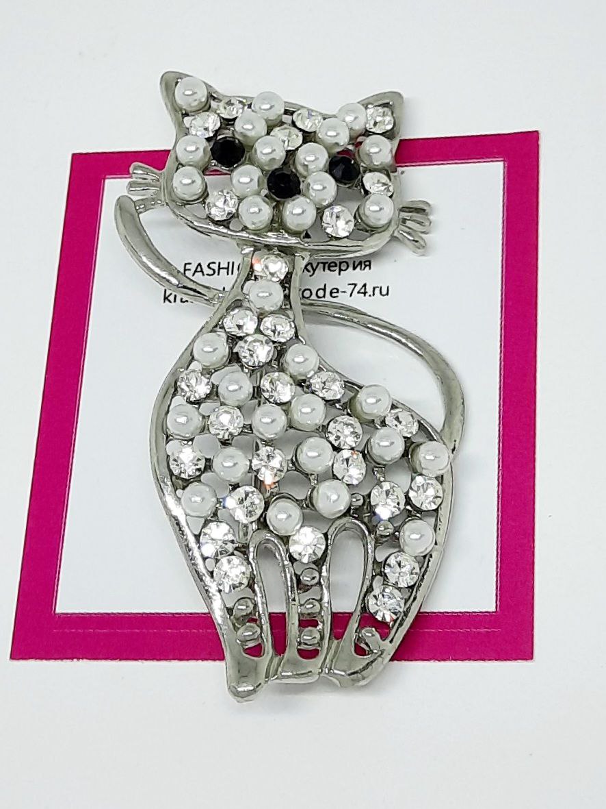 Фото -Броши Брошь Кэтти Силвер