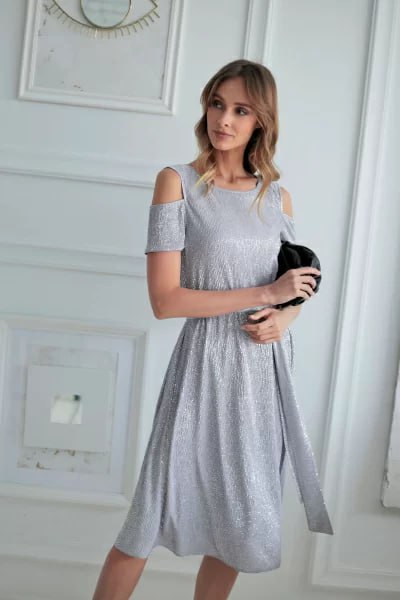 Фото Женская одежда, -Платья и сарафаны, -Нарядная одежда Платье нарядное MOCCO ITALY 46 размер