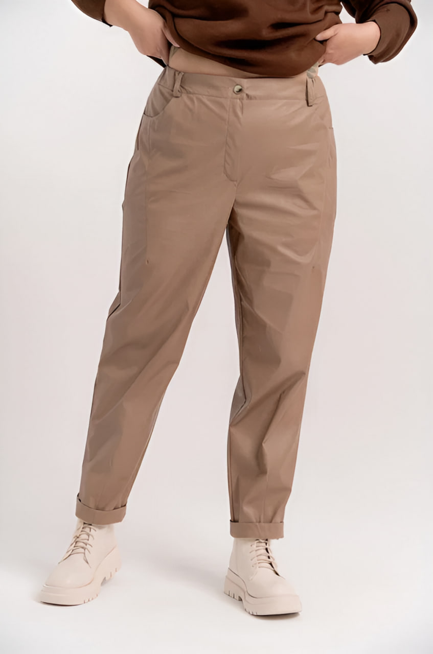 Фото -Брюки и джинсы Брюки женские LEOL' style из эко кожи 50 размер