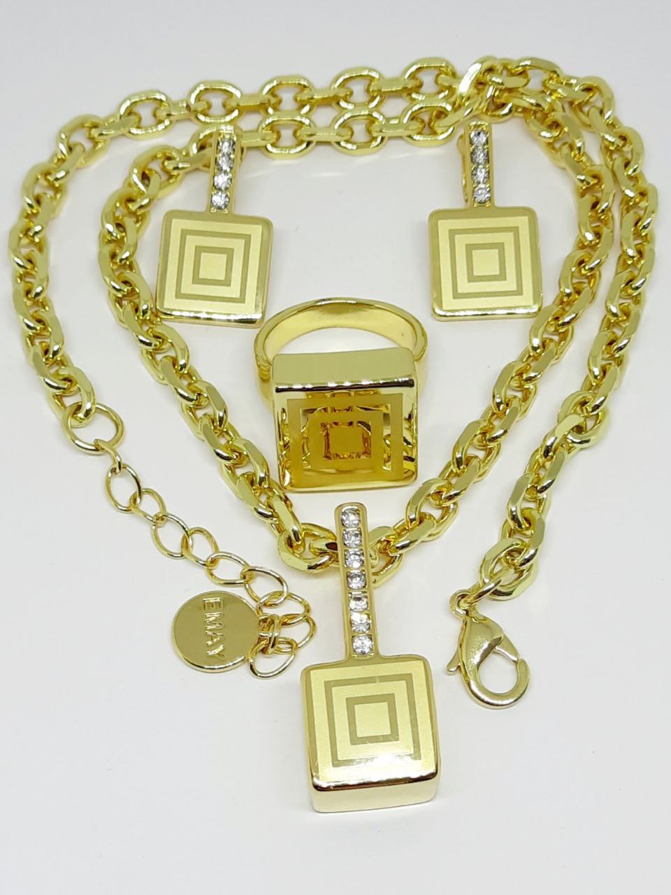 Фото Бижутерия, -Fason-бижутерия, --Серьги, --Кольца Набор Fashion-бижутерии ABELLA BRAND