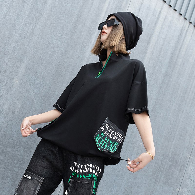 Фото Женская одежда, -Футболки, Туники Стильная футболка в едином размере