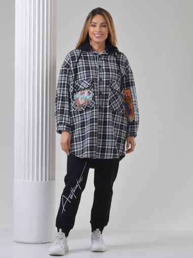 Фото -Межсезонье Рубашка-толстовка на меху MULT