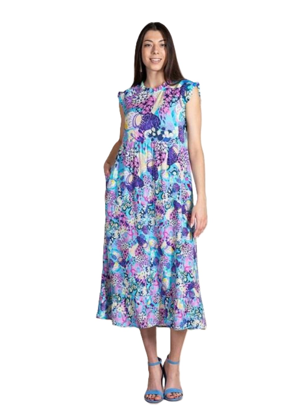 Фото Женская одежда, -Платья и сарафаны Платье штапельное MAXEXPROMT 46 размер