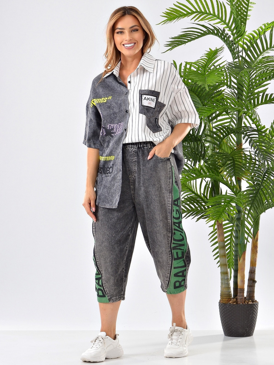 Фото -Рубашки и Блузки Стильная рубашка оверсайз